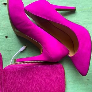 Hot pink Jessica Simpson heels